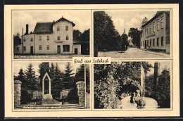 AK Sulzbach, Gasthof Sulzbach, Bäckerei Und Materialwaren Ludwig Edelhof, Springbrunnen  - Andere & Zonder Classificatie