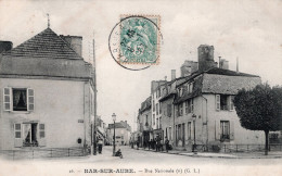 C P A  -  10  -  BAR SUR AUBE - Rue Nationale - Bar-sur-Aube