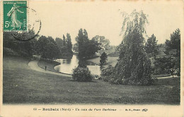 59 - Roubaix - Le Parc Barbieux - Oblitération Ronde De 1910 - CPA - Voir Scans Recto-Verso - Roubaix