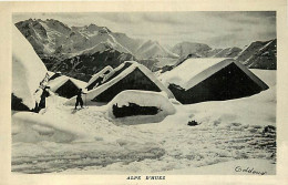 38 - Alpe D'Huez - Animée - Hiver - Neige - Chalets Sous La Neige - Carte Neuve - CPA - Voir Scans Recto-Verso - Autres & Non Classés