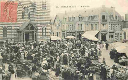 62 - Berck Sur Mer - Le Marché - Animée - CPA - Voir Scans Recto-Verso - Berck