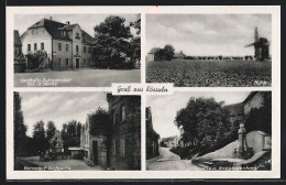 AK Kössuln, Gasthaus Zur Zufriedenheit, Dorfstrasse Mit Kriegerdenkmal, Mühle  - Otros & Sin Clasificación