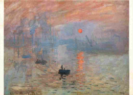 Art - Peinture - Claude Monet - Impression Soleil Levant - Musée Marmottan - CPM - Voir Scans Recto-Verso - Peintures & Tableaux