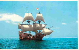 Bateaux - Voiliers - Mayflower II Built At Brixham - England - CPM - Voir Scans Recto-Verso - Segelboote