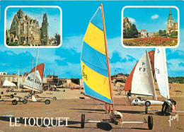 62 - Le Touquet - Multivues - Char à Voile - CPM - Flamme Postale - Voir Scans Recto-Verso - Le Touquet