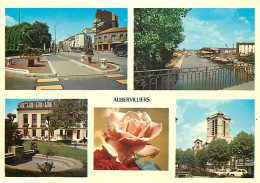 93 - Aubervilliers - Multivues - Fleurs - CPM - Voir Scans Recto-Verso - Aubervilliers