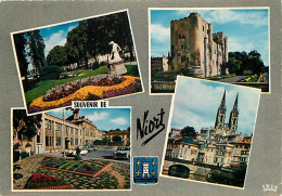 79 - Niort - Multivues - Automobiles - Fleurs - Blasons - CPM - Voir Scans Recto-Verso - Niort