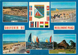 62 - Merlimont - Multivues - Plage - Blasons - CPM - Voir Scans Recto-Verso - Autres & Non Classés