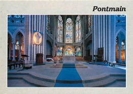 53 - Pontmain - Intérieur De La Basilique - Nef Centrale - Carte Neuve - CPM - Voir Scans Recto-Verso - Pontmain