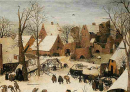 Art - Peinture - Pieter Bruegel - Le Dénombrement De Bethléem - Détail - Carte Neuve - Musée Royaux Des Beaux Arts De Br - Malerei & Gemälde