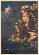 Art - Peinture - Bonifacio - La Falaise - CPM - Voir Scans Recto-Verso - Paintings