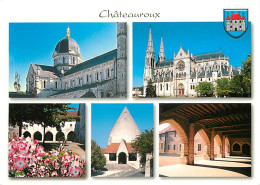 36 - Chateauroux - Multivues - Blasons - Fleurs - CPM - Voir Scans Recto-Verso - Chateauroux