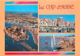 34 - Le Cap D'Agde - Multivues - Scènes De Plage - CPM - Voir Scans Recto-Verso - Agde