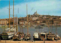 13 - Marseille - Le Port - Un Coin Du Port - Notre Dame De La Garde - Bateaux - CPM - Voir Scans Recto-Verso - Joliette, Havenzone