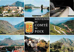 09 - Foix - Multivues - Blasons - CPM - Voir Scans Recto-Verso - Foix