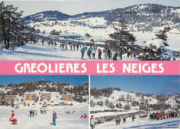 06 - Gréolières Les Neiges - Multivues - Hiver - Neige - CPM - Voir Scans Recto-Verso - Autres & Non Classés