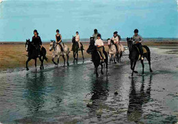 Animaux - Chevaux - Promenade Equestre Sur La Plage - Voir Scans Recto Verso  - Pferde