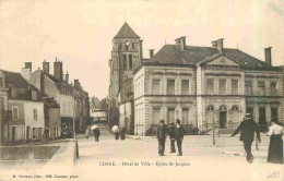 58 - Cosne Cours Sur Loire - Hotel De Ville - Eglise Saint Jacques - Animée - Précurseur - CPA - Voyagée En 1899 - Voir  - Cosne Cours Sur Loire