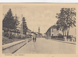 CASTELLANZA-VARESE-CORSO UMBERTO I- CARTOLINA  VIAGGIATA IL 26-2-1951 - Varese