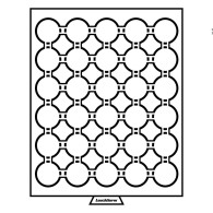 Leuchtturm Rauchfarbene Münzbox Mit 30 Fächern Für GRIPS 33 331986 Neu - Supplies And Equipment