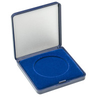 Lindner Münzetui Blaue Velourseinlage Für Münzen Bis Außen-Ø 50mm 2029-050 Neu - Supplies And Equipment