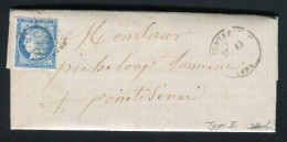 Rare Lettre De Montréjeau Pour Pointis Inard ( Haute Garonne 1874 ) Avec Un N° 60B Type II - 1849-1876: Classic Period