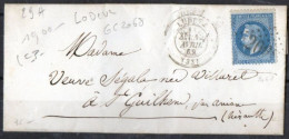 FRANCE N° 29A-(GC 2068 Lodève) - 1849-1876: Classic Period