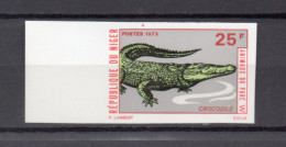 NIGER  N° 277   NON DENTELE   NEUF SANS CHARNIERE  COTE ? €   CROCODILE ANIMAUX FAUNE - Niger (1960-...)