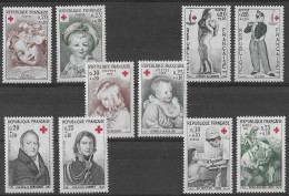 FRANCE N°1366 Et 67 + 1400 Et 1401 + 1433 Et 1434 + 1466 Et 67 +1508 Et 1509 **  Neufs Sans Charnière MNH - Ungebraucht