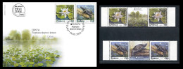 Serbia 2024. EUROPA, Underwater Fauna And Flora, Water Lily, Turtle, FDC + Middle Row, MNH - Other & Unclassified