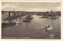 Sweden - Stockholm Strandvagen Och Nordiska Museet - Suecia