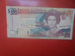 EAST-CARAIBES (Grenada) 20$ ND (1993) Circuler (B.33) - East Carribeans