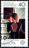 RFA Poste Obl Yv: 689/690 Europa Cept Tableaux De Oskar Schlemmer (TB Cachet Rond) (Thème) - 1975