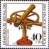 RFA Poste N** Yv: 922/925 Für Die Jugend Instruments D'optique (Thème) - Astronomy