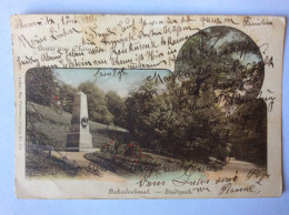 CHEMNITZ : Becherdenkmal - Stadtpark - 1911 - Chemnitz