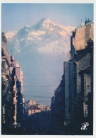 CPSM / CPM 10.5 X 15 Prestige GRENOBLE Le Grand Pic De Belledonne   Vue D'une Rue* - Grenoble