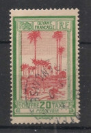 GUYANE - 1929 - Taxe TT N°YT. 15 - Palmistes 20c - Oblitéré  / Used - Gebraucht