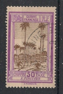 GUYANE - 1929 - Taxe TT N°YT. 17 - Palmistes 50c - Oblitéré  / Used - Oblitérés