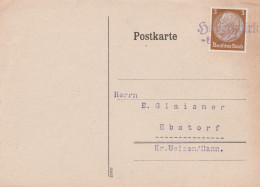 Deutsches Reich Karte Mit Tagesstempel Not Haberspirk Habartov 1938 Sudetenland - Besetzungen 1938-45