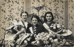 LE CREUSOT Carte Photo Du Comité Des Fêtes. Reines - Le Creusot