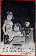 Freunde In Der Spielkiste. 1906. - Grupo De Niños Y Familias