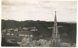 Real Photo Postcard Place To Identify City Panorama Church Tower - A Identificar