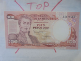 COLOMBIE 100 PESOS ORO 1986 Neuf (B.33) - Colombia