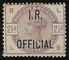 Great  Britain     .   Yvert  .  Service  5 (2 Scans)  .   1885   .   (*)     .    Mint Without Gum - Dienstzegels