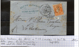 FRANCE N° 48 ( GC2049 Limoges) - 1849-1876: Période Classique