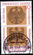 RFA Poste Obl Yv: 448 Mi:585 20.Jahre Grundgesetz (TB Cachet Rond) (Thème) - Timbres