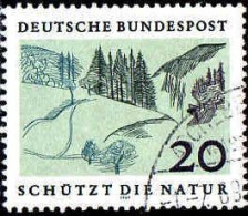 RFA Poste Obl Yv: 455 Mi:592 Schützt Die Natur Moyenne Montagne (Beau Cachet Rond) (Thème) - Protection De L'environnement & Climat