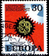 RFA Poste Obl Yv: 399 Mi:534 Europa Cept (Beau Cachet Rond) (Thème) - 1967