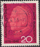 RFA Poste Obl Yv: 363 Mi:505 Kardinal Von Galen (Beau Cachet Rond) (Thème) - Cristianesimo