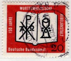 RFA Poste Obl Yv: 254 Mi:382 Württembergische Bibelanstalt (Beau Cachet Rond) (Thème) - Christianisme